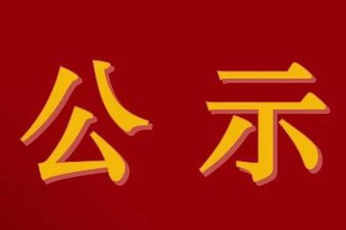 公示
