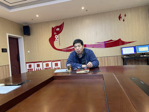党总支副书记、校长王书欣领学