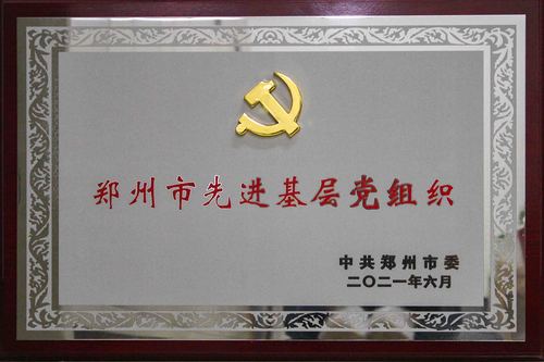 202106郑州市先进基层党组织